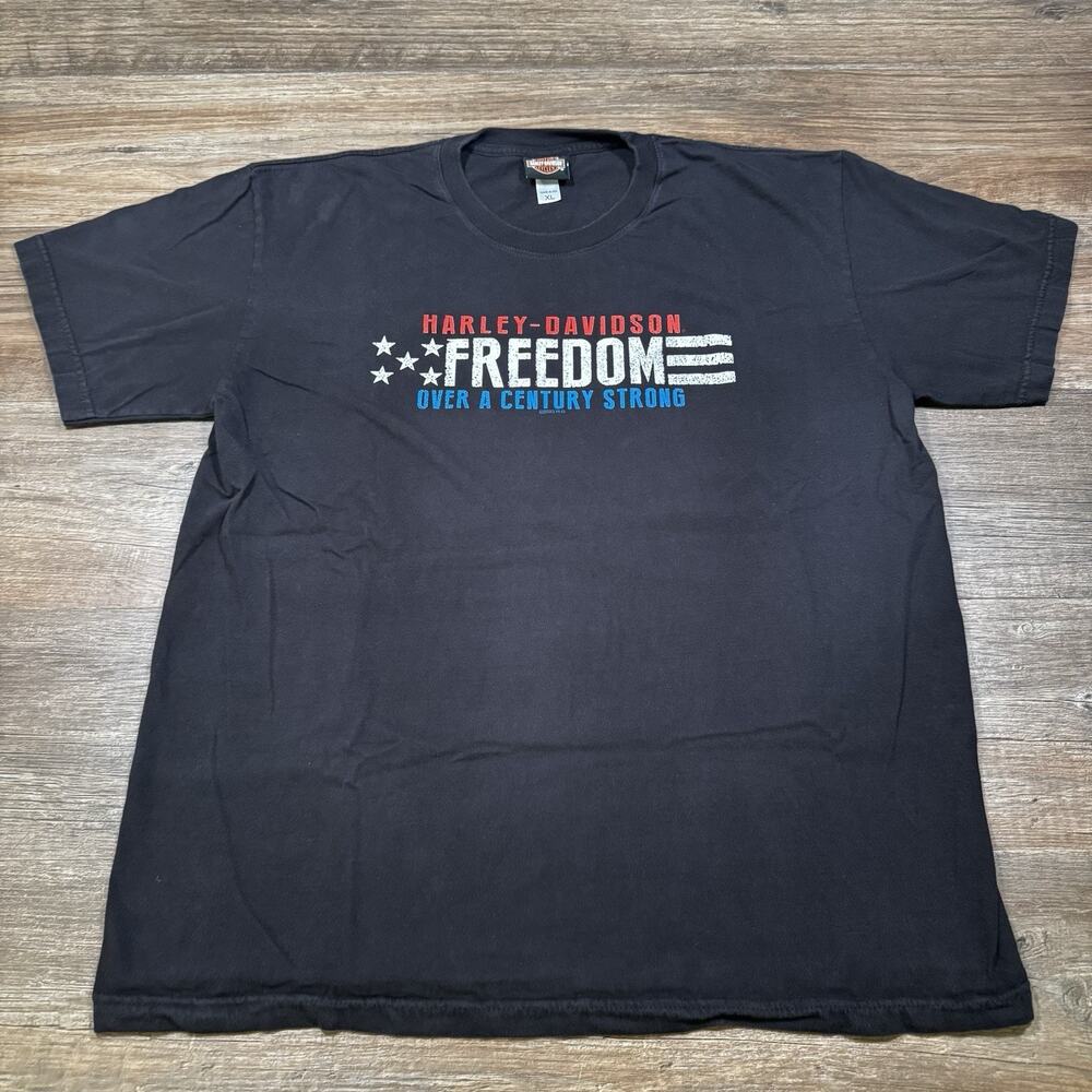 Harley-Davidson Virginia Beach T-Shirt XL Black Freedom Motorcycle Graphic Tee